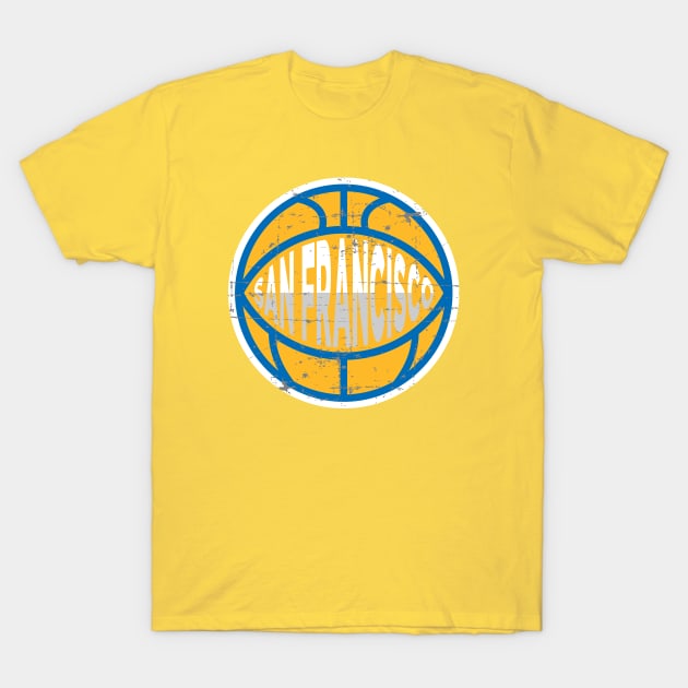 San Francisco Basketball 1 T-Shirt by HooPet